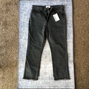 Black washed jeans